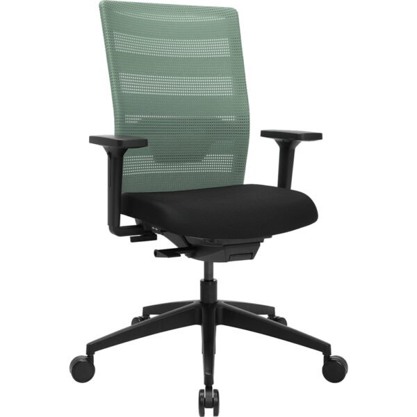 topstar chaise de bureau pivotante "airwork", noir / noir (pa20 omp0cx0)