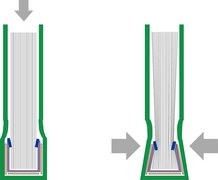 LEITZ Chemise pour reliure impressBind, A4, 10,5 mm, bleu