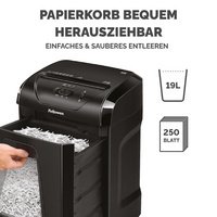 Fellowes Destructeur de documents Powershred 12C, noir