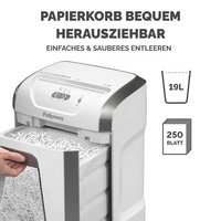 Fellowes Destructeur de documents Powershred 15C, blanc