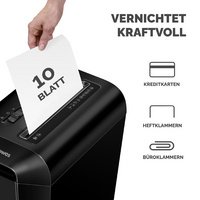 Fellowes Destructeur de documents Powershred LX65, noir