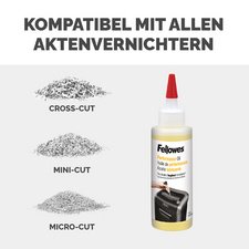 Fellowes huile pour destructeur de documents, contenu:350 ml