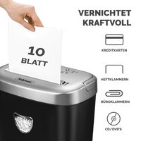 Fellowes destructeur de documents Powershred 53C, noir,coupe