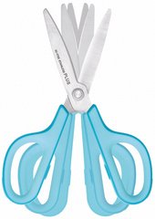 PLUS JAPAN Ciseaux universels FITCUT CURVE, 175 mm, bleu