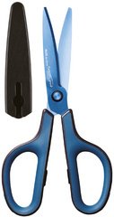 PLUS JAPAN Ciseaux universels FITCUT CURVE Titanium, bleu