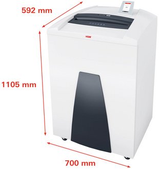 HSM Destructeur de documents P44i, coupe de fibres: 5,8 mm