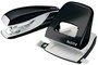 LEITZ Agrafeuse & perforateur Nexxt WOW, noir métallisé