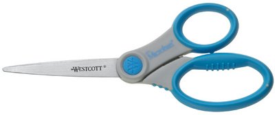 WESTCOTT Ciseaux Microban Softgrip, longueur: 155 mm