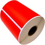 rillprint Étiquettes en rouleau Zebra, 102 x 152 mm, orange