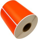 rillprint Étiquettes en rouleau Zebra, 102 x 152 mm, orange