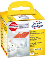 AVERY Zweckform Etiquettes en rouleau, 101 x 54mm, blanc