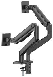 DIGITUS Support pour 2 écrans, charge max.: 2 x 20 kg, noir
