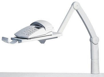 Hansa Plateau d'extension pour bras téléphone, gris clair