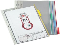 DURABLE Support mural FUNCTION, pour 10 plaques pochettes A4
