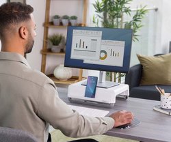 Fellowes Support pour écran Breyta, noir