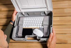 Fellowes Mallette pour ordinateur portable Breyta, noir