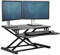 Fellowes Station de travail assis-debout Corsivo, noir