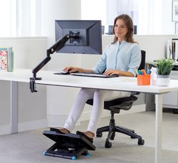 Fellowes Bras porte-écran Platinum Series, blanc