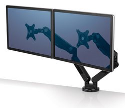 Fellowes Bras support pour écran double Platinum Series
