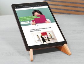 sigel Support pour laptop et tablette Eyestyle, en bambou
