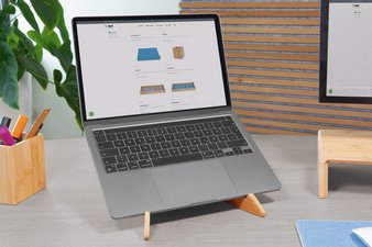 sigel Support pour laptop et tablette Eyestyle, en bambou