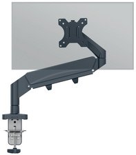 LEITZ Bras simple pour écran Ergo, gris velours