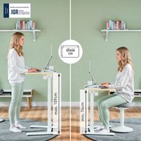 LEITZ Poste de travail assis-debout Ergo Compact, blanc