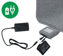 LEITZ Couvre-siège chauffant iComfi, gris