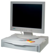 HAN Support pour écran & imprimante MONITOR STAND, noir