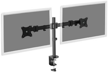 DIGITUS Support double écran universel, fixation par serrage