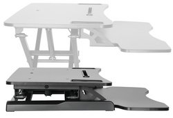 DIGITUS Garniture de bureau assis/debout, hauteur réglable