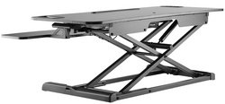DIGITUS Garniture de bureau assis/debout, hauteur réglable