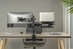 DIGITUS Support universel pour écran et laptop, noir