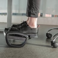 LogiLink Repose-pieds, compact, noir