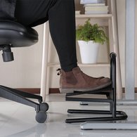 LogiLink Repose-pieds, réglable en hauteur, noir