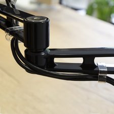 LogiLink Bras support double, longueur du bras: 358 mm, noir