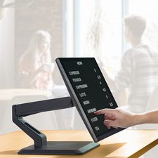 LogiLink Bras support pour écran tactile avec socle, noir
