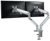 LogiLink Bras support double, longueur bras: 506 mm, argent