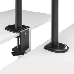 LogiLink Bras support double, longueur du bras: 376 mm, noir