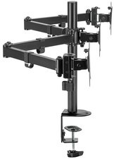 LogiLink Bras support pour 3 écrans, longueur du bras 658 mm