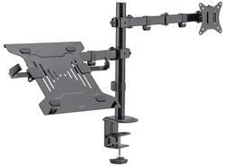 LogiLink Support d'écran et d'ordinateur portable, noir