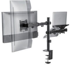 LogiLink Support d'écran et d'ordinateur portable, noir