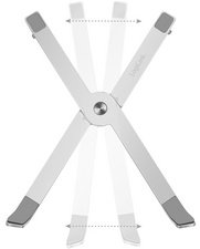 LogiLink Support pour tablette/ordinateur portable, argent