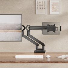 LogiLink Support de smartphone/tablette/PC, blanc