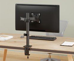 LogiLink Bras support pour écran, longueur bras 376 mm, noir
