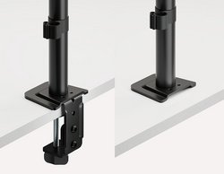 LogiLink Support triple écran, longueur bras 376 mm, noir