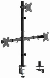 LogiLink Support triple écran, longueur bras 376 mm, noir