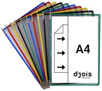 djois by tarifold Poche à pivot, A4, vert