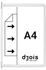 djois by tarifold Poche à pivot, A5, bleu
