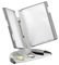 djois by tarifold Pupitre de table "Design", gris clair/bleu
